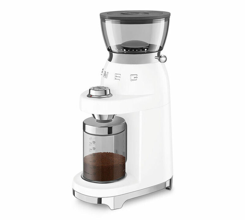 Moulin &agrave; caf&eacute; SMEG CGF03 Ann&eacute;es 50 Blanc image number 3