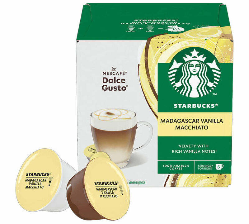 12 Nescaf&eacute;* Dolce Gusto* Compatible Pods Vanilla Macchiato &ndash; STARBUCKS image number 1