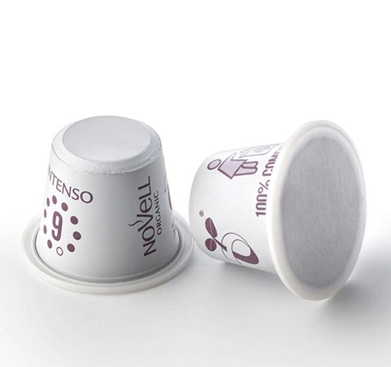 10 Nespresso* Original Compatible Capsules Organic Intenso &ndash; NOVELL image number 1