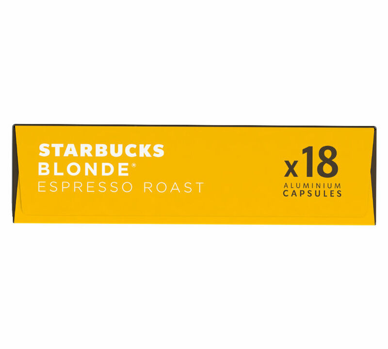 Starbucks Nespresso* Original Compatible Pods Blonde Espresso Roast x 18 image number 1
