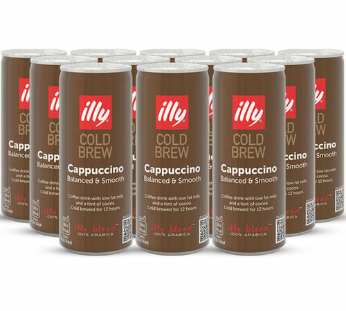 Illy Cold Brew Cappuccino - 12 x 250ml