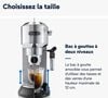 Machine expresso DELONGHI Dedica EC695.M inox bross&eacute; image number 8