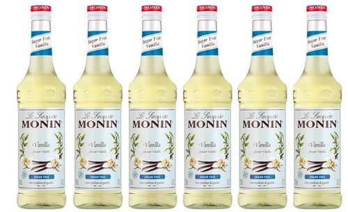 Sirop de Vanille sans sucre - Monin 6 x 70 cl