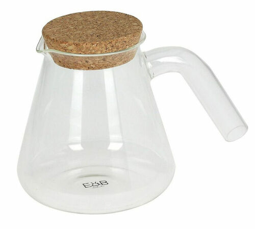 Espresso & Brewing Lab glass jug with cork top - 800ml