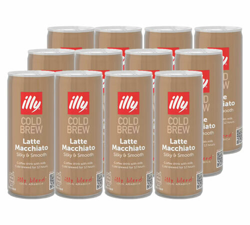 Illy Cold Brew Latte Macchiato - 12 x 250ml