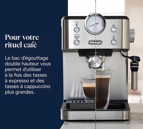 Expresso d&eacute;butant - Pompe LINEA CLASSIC - De'Longhi - Tr&egrave;s bon &eacute;tat image number 7