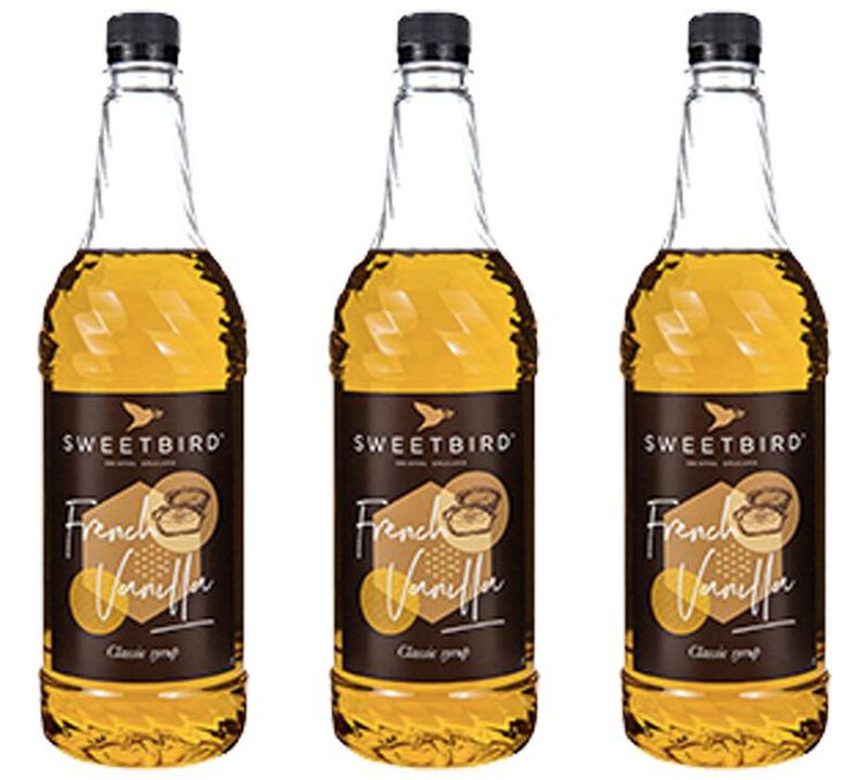 Lot de 3 Sirops French vanilla - 3 x 1L SWEETBIRD image number 0