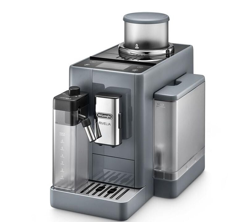 Expresso Broyeur DELONGHI Rivelia FEB 4455.G Gris Galet Latte image number 9