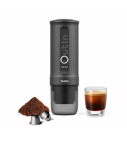 Outin Nano Portable Espresso Machine Space Grey
