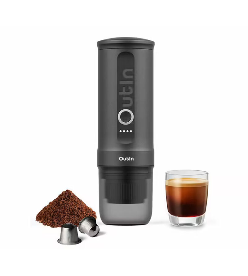 OutIn Nano Portable - Caffettiera da viaggio - Grigio Scuro image number 0