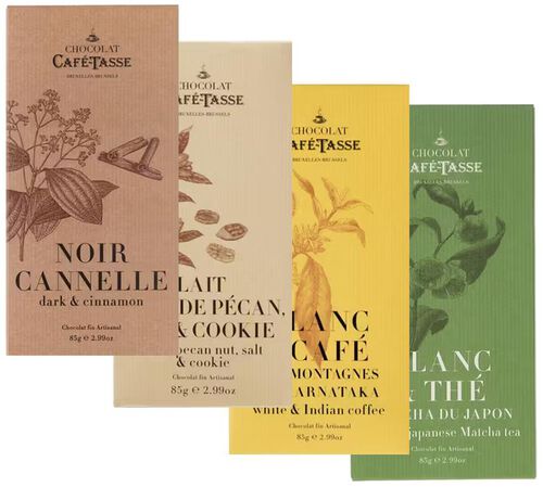 Dolfin Pack of Flavoured Chocolate Bars - 4 x 85g
