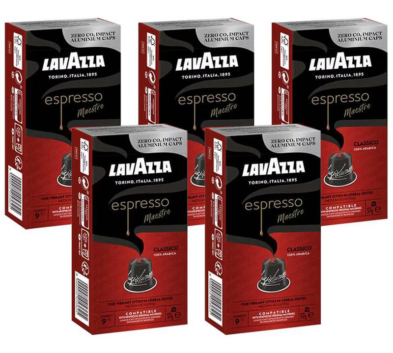 50 Nespresso* Original Compatible Capsules Maestro Classico &ndash; LAVAZZA image number 0