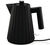 Bouilloire &eacute;lectrique 1L Pliss&eacute; Noir MDL06/1 B - ALESSI image