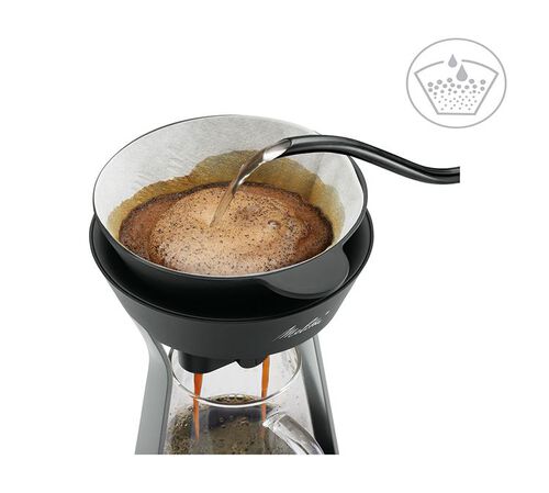 Pour Over AMANO for Slow Coffee - Silver - Melitta image number 5
