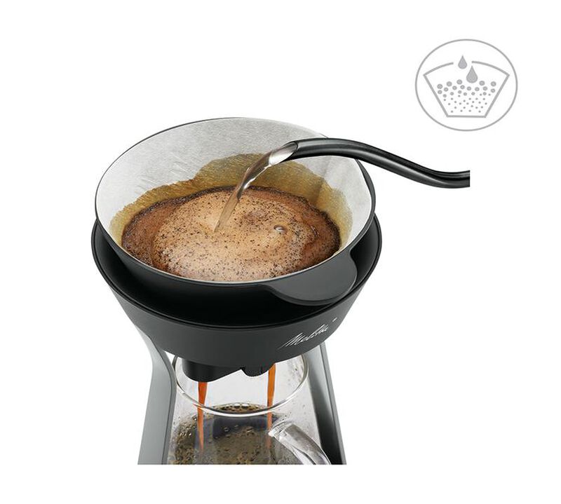 Pour Over AMANO for Slow Coffee - Silver - Melitta image number 5