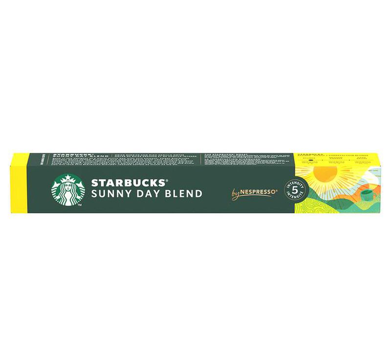 10 Nespresso* Original Compatible Capsules Sunny Day Blend &ndash; STARBUCKS image number 1