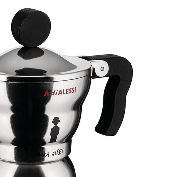 Alessi Moka Coffee Maker designed by Alessandre Mendini - 6 cups image number 3