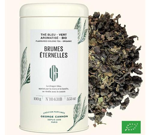 Boite Th&eacute; Oolong Brumes &Eacute;ternelles Bio - Vrac 100 g - GEORGE CANNON image number 1