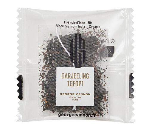 George Cannon Darjeeling Mahalderam organic black tea x 20 sachets image number 1
