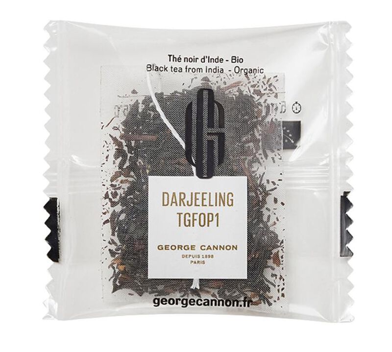 George Cannon Darjeeling Mahalderam organic black tea x 20 sachets image number 1