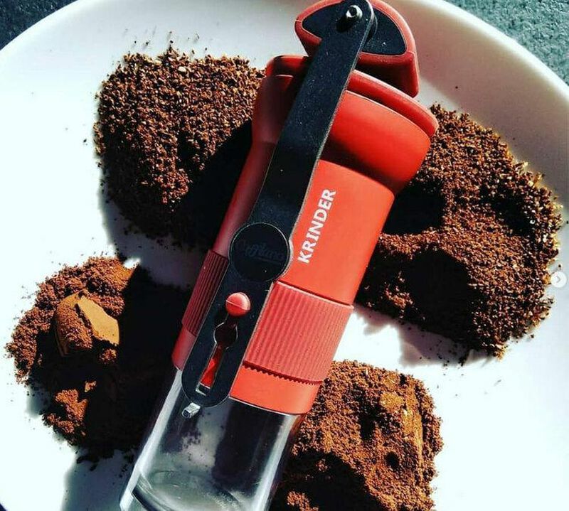 Cafflano Krinder Coffee Grinder Red image number 2