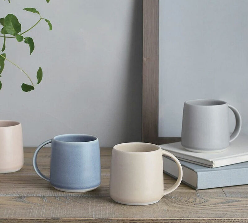 Kinto Mug Ripple Beige in Porcelain - 250ml image number 2