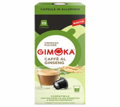 10 Nespresso* Original Compatible Capsules Coffee Ginseng &ndash; GIMOKA
