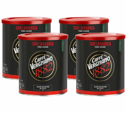 Caff&egrave; Vergnano Ground Coffee 100% Arabica - 4 x 250g