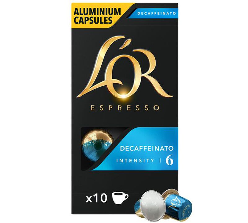 50 Nespresso* Original Compatible Capsules Decaffeinato &ndash; L'OR ESPRESSO image number 1