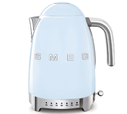 Bouilloire &agrave; temp&eacute;rature r&eacute;glable KLF04PBEU Bleu azur 1,7 L - SMEG