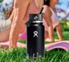 Hydro Flask Thermosflasche Wide Mouth Flex Straw Cap schwarz 0,94 L image number 2