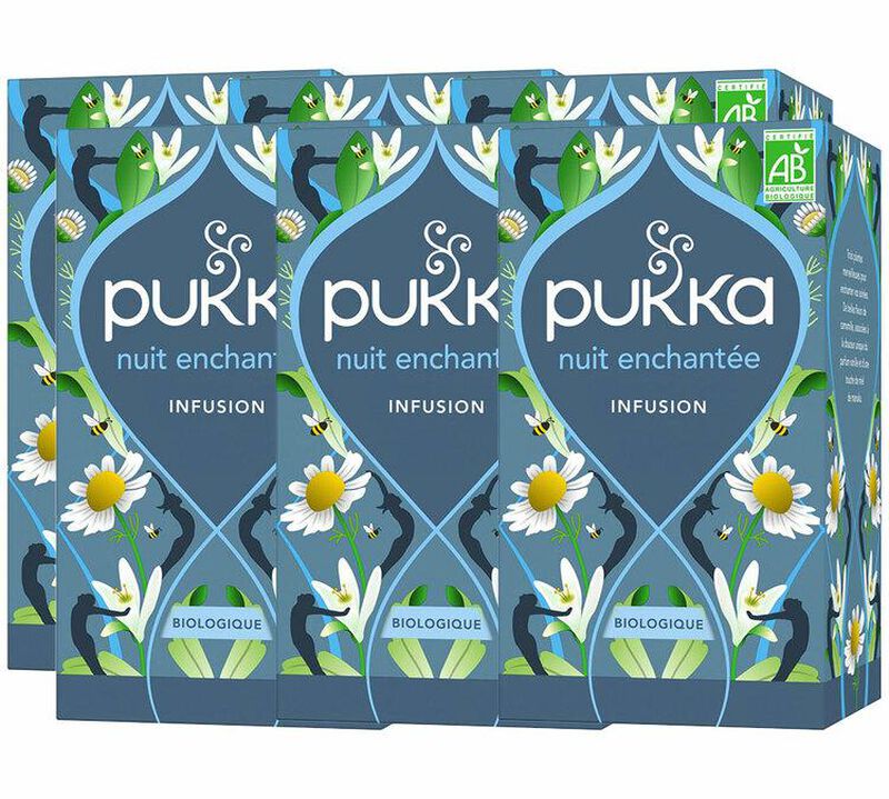 Infusion Bio Nuit enchant&eacute;e - 6 x 20 sachets - PUKKA image number 0