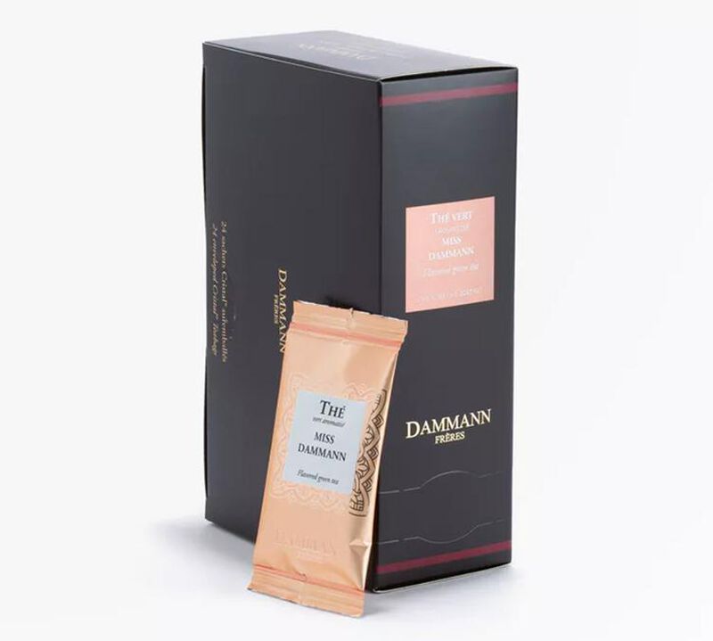 Miss Dammann flavoured green tea - 24 Cristal&reg; sachets - Dammann Fr&egrave;res image number 0