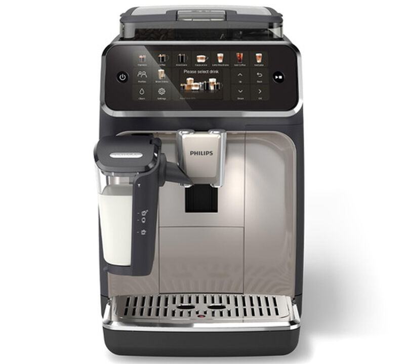 Philips Serie 5500 EP5547/90 LatteGo Nera cromata image number 9
