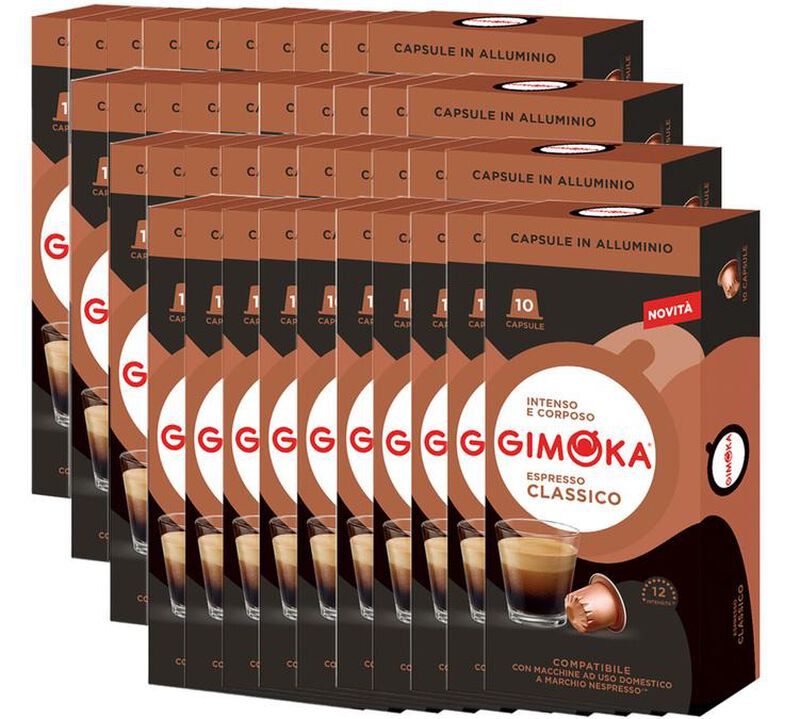 Pack d&eacute;couverte d&eacute;gustation 400 capsules compatibles Nespresso* Original - GIMOKA image number 0