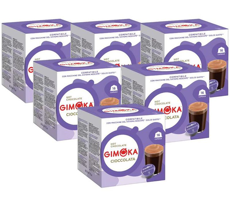96 Nescafe* Dolce Gusto* Compatible Pods Cioccolata &ndash; GIMOKA image number 0