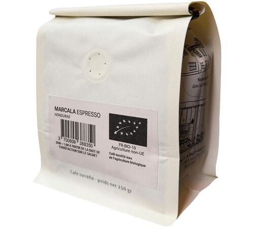 250 g - Caf&eacute; en grain - Marcala Honduras Bio - CAF&Eacute; LOMI image number 3