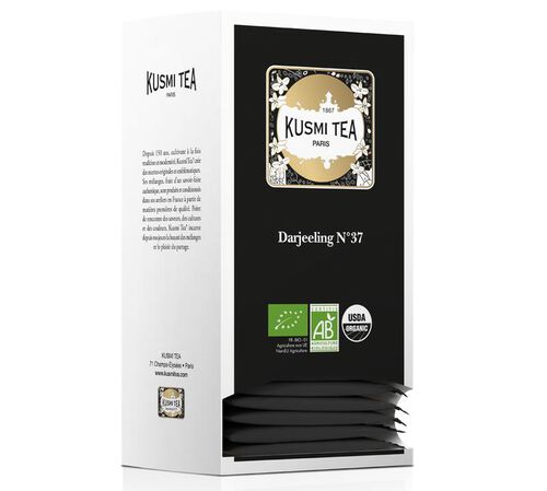 Th&eacute; Darjeeling n&deg;37 Bio - 25 sachets - KUSMI TEA