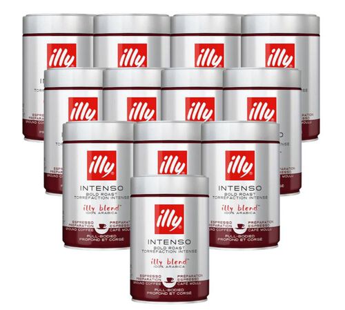 Illy Ground Coffee Intenso (Scura) - 12x 250g