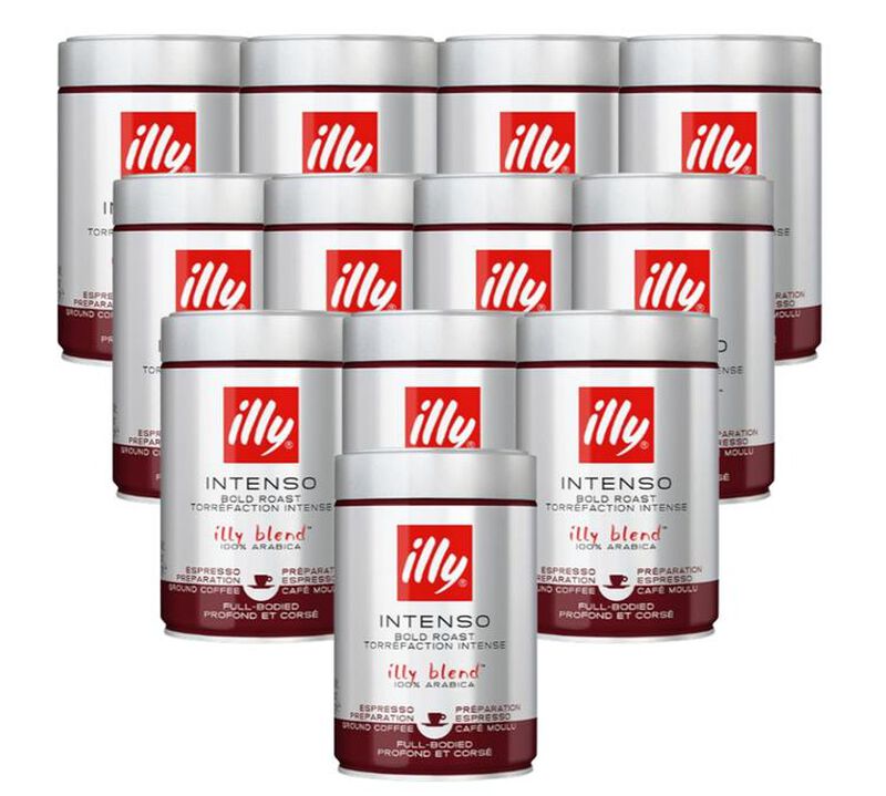Illy Ground Coffee Intenso (Scura) - 12x 250g image number 0