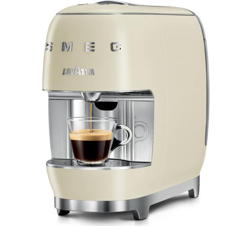 Machine &agrave; capsules A Modo Mio SMEG LM 200 Cr&egrave;me par LAVAZZA + offre cadeau image number 1