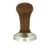 Tamper caf&eacute; MOTTA 58 mm base acier convexe et manche bois fonc&eacute; image
