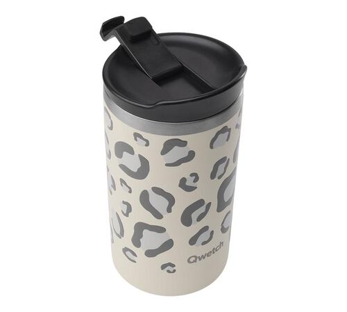 Travel mug isotherme sable l&eacute;opard - 35 cl - QWETCH image number 2