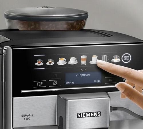 Expresso Broyeur Siemens EQ.6+ S500 TE655203RW Inox image number 2