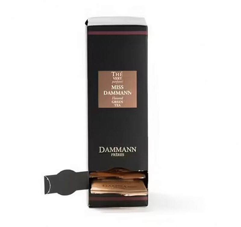 Miss Dammann flavoured green tea - 24 Cristal&reg; sachets - Dammann Fr&egrave;res image number 2