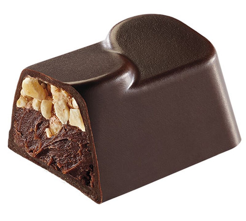Ballotin No&euml;l - Assortiment chocolat noir 70% & lait - 160g - REVILLON image number 2