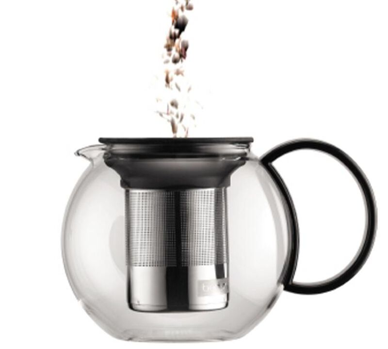 Assam teapot with large stainless steel infuser - 1L. image number 2