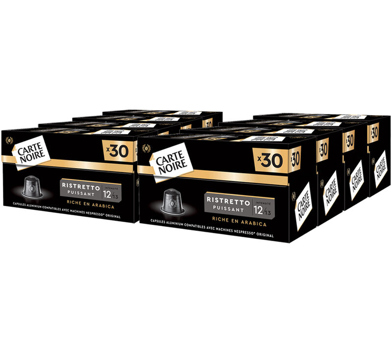 240 capsules compatibles Nespresso* Original Ristretto Puissant n&deg;12 - CARTE NOIRE image number 0