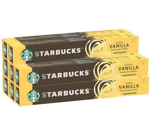 80 Nespresso* Original kompatible Kapseln Vanille &ndash; STARBUCKS