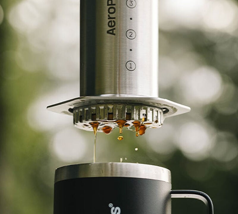 Cafeti&egrave;re nomade AEROPRESS Steel inox image number 1